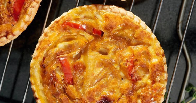 Quiche with onions
