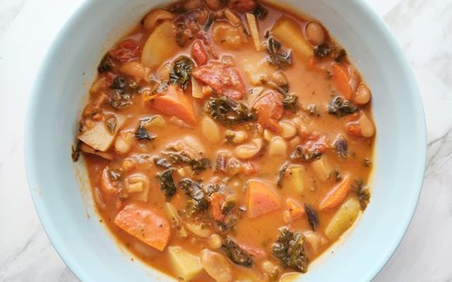 Tuscan Bean & Vegetable Soup