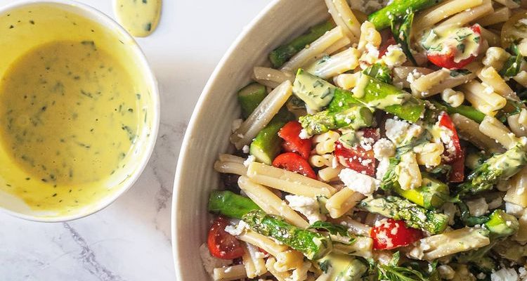 Spring Pasta Salad With Asparagus