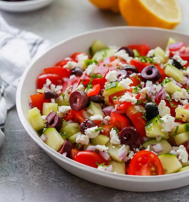 Greek Salad With Tomatoes
