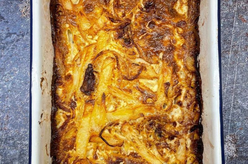 Anchovy And Potato Gratin Bake